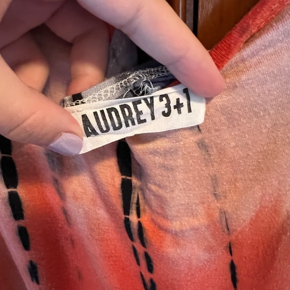 Audrey 3+1 tie dye t shirt dress - Picture 3 of 4